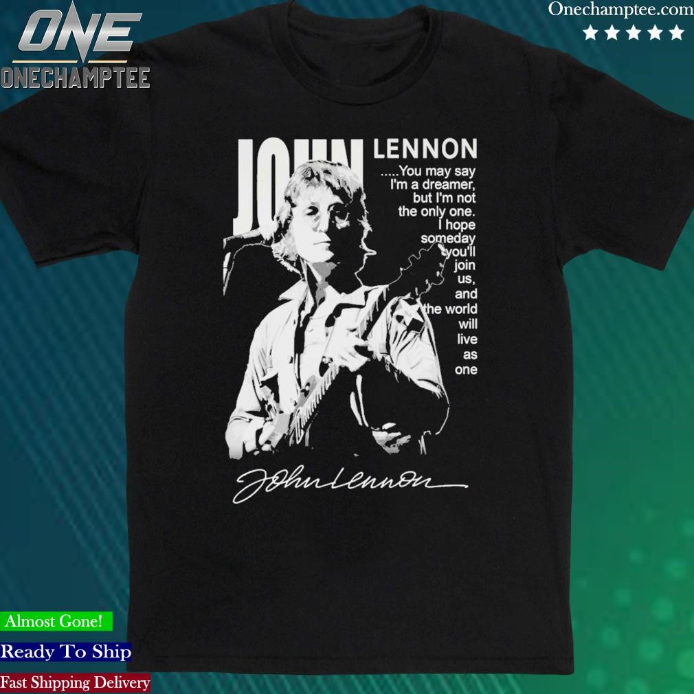 Official quote by John Lennon T-Shirt