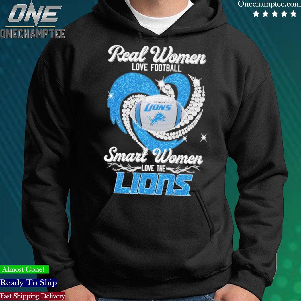 Real Women Love Football Smart The Detroit Lions Shirt ⋆ Vuccie