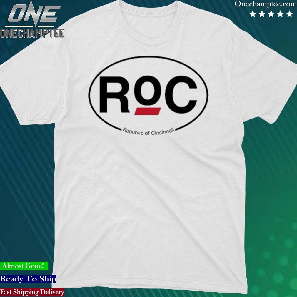 Official republic Of Cincinnati Roc Oval Shirt
