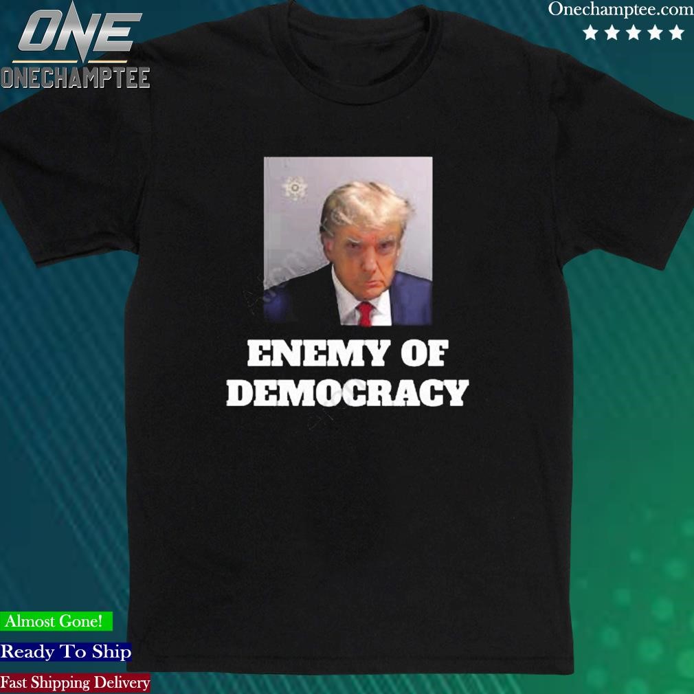 Official republicans For Joe Biden Enemy Of Democracy Trump’s Mugshot Shirt
