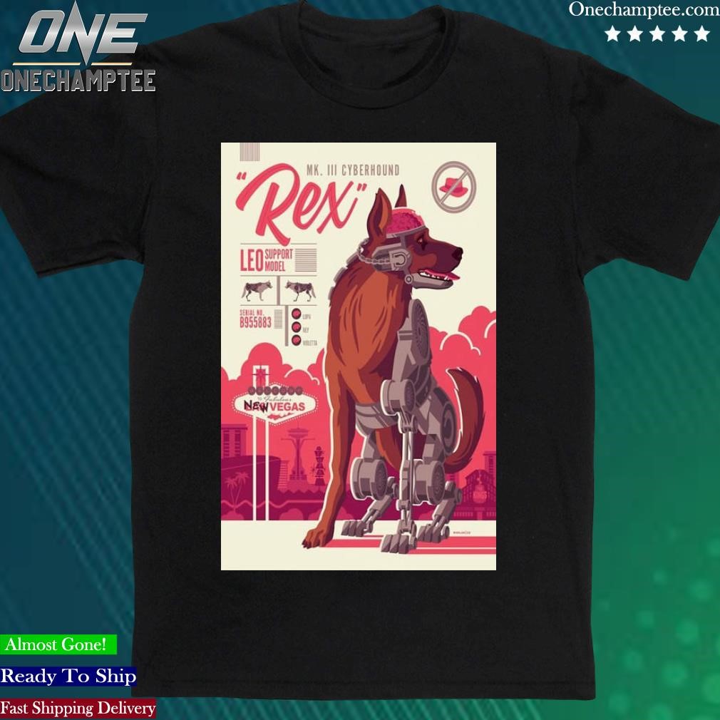 Official rex Fabulous New Vegas 2023 Poster Shirt