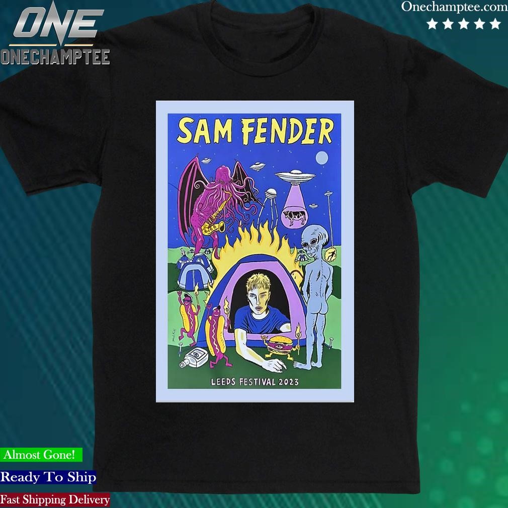 Official sam Fender Reading Festival Poster 2023 Poster Shirt