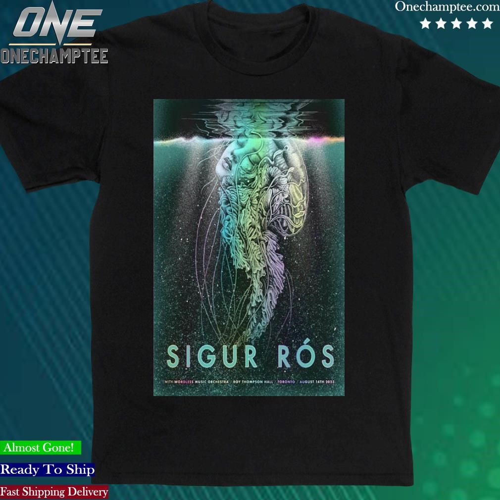 Official sigur Rós Rock Band With Wordless Music Orchestra Roy Thomson Hall Toronto August 2023 Poster Shirt