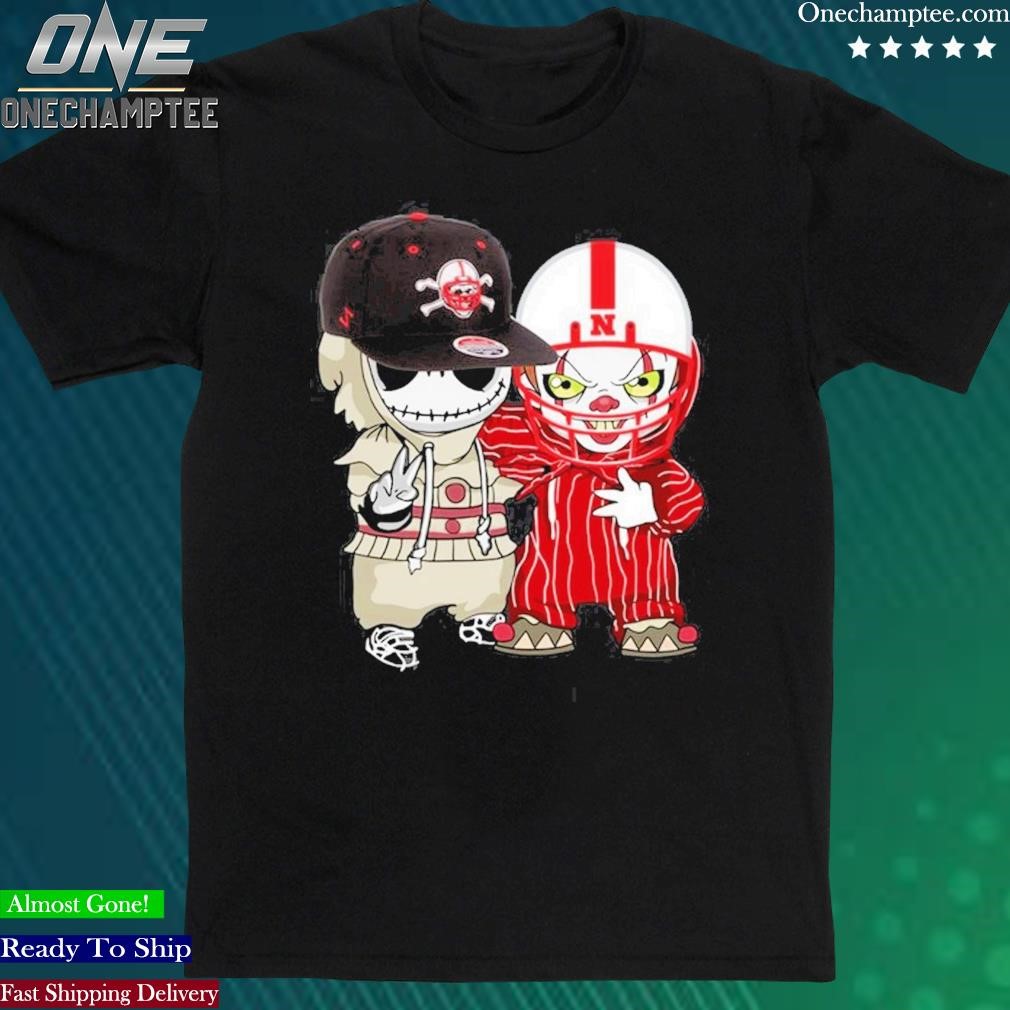 Official skull And Joker Nebraska Cornhuskers T-Shirt