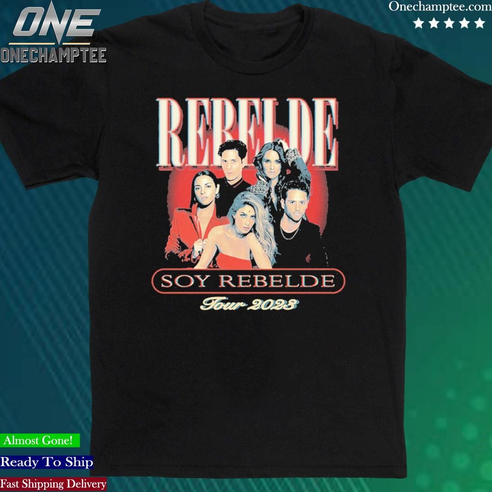 Official soy Rebelde Soy Rebelde Tour 2023 Group Photo Shirt