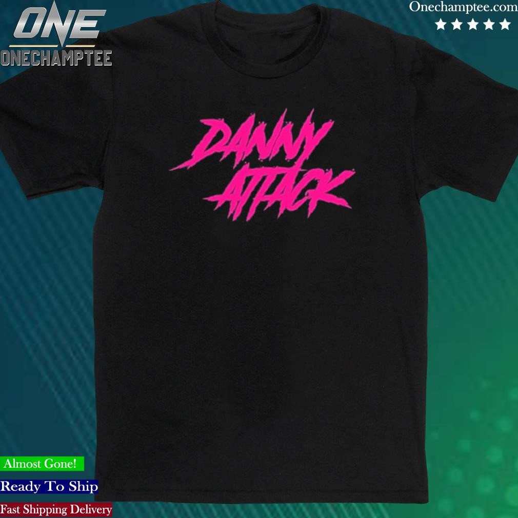 Official special Pink on Black Danny Attack Shirt