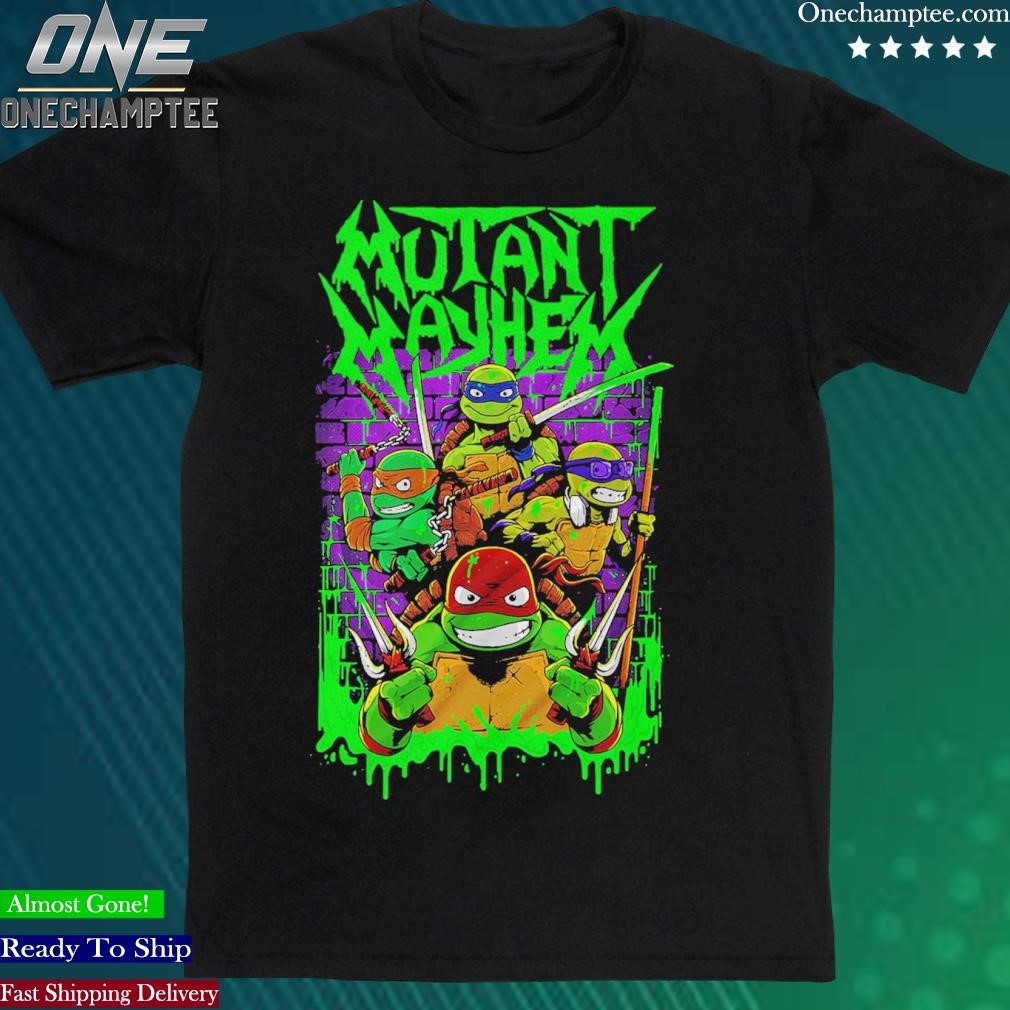 Official splinter n turtles green mutation shirt