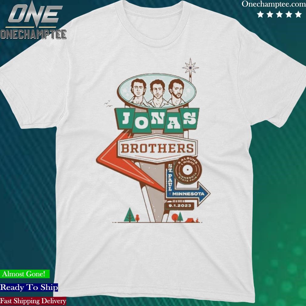 Official st Paul, Minnesota Jonas Brothers September 1, 2023 Shirt