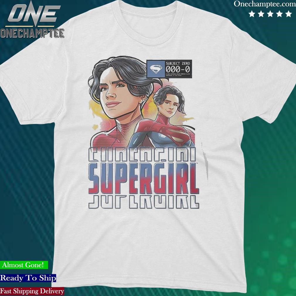 Official the Flash Movie Supergirl Subject Zero T-shirt