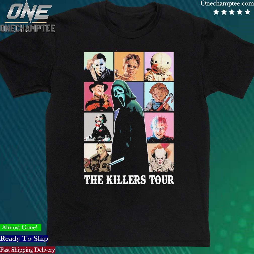 Official the Killers Tour Horror Movies Shirt