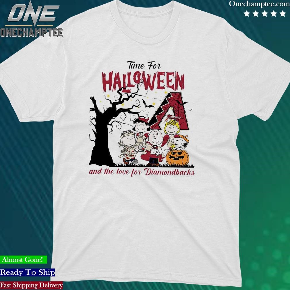 Official time For Halloween And The Love For Diamondbacks Shirt
