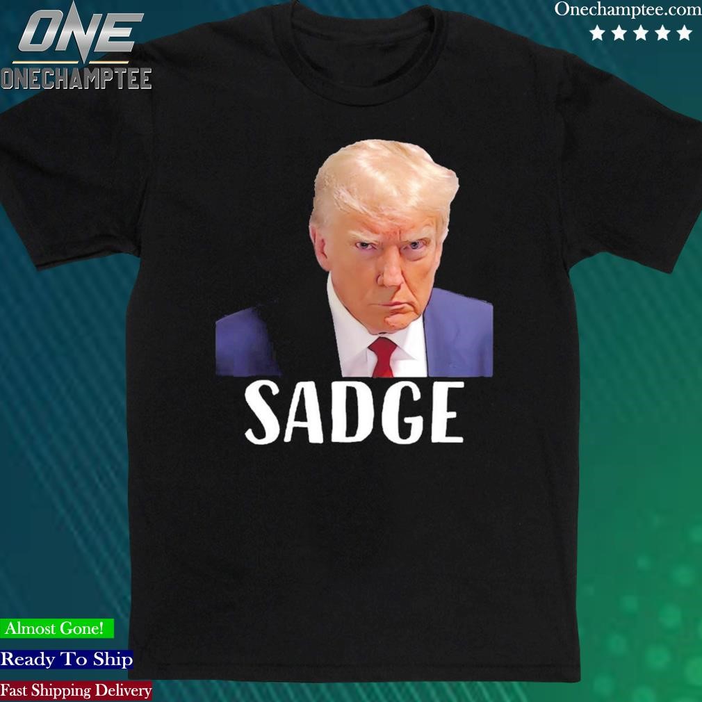 Official trump Mugshot Sadge Ladies Boyfriend Shirt