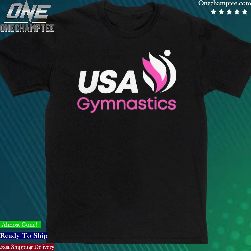 Official uSA Gymnastics Logo Light Pink Ladies Shirt