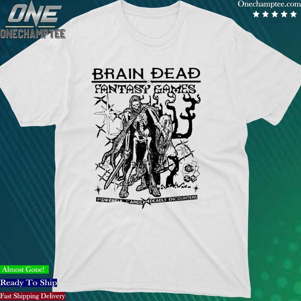 Official weare Brain Dead Fantasy Games Shirt