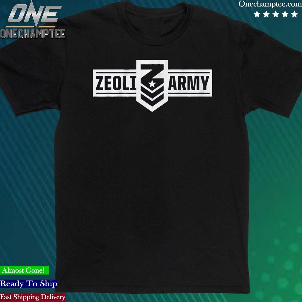 Official zeoli Army Rich Zeoli Shirt