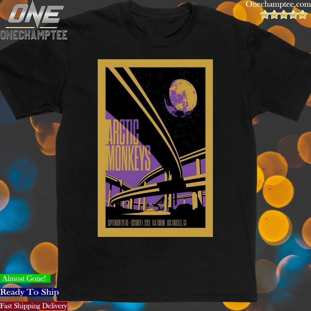 Arctic Monkeys Tour in Inglewood at The Kia Forum September 29-30, 2023 Poster Shirt