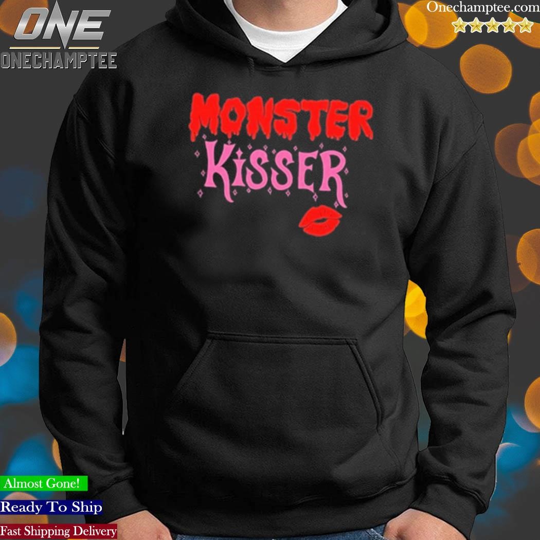 Oat Milk Lady Monster Kisser Shirt hoodie-black.jpg