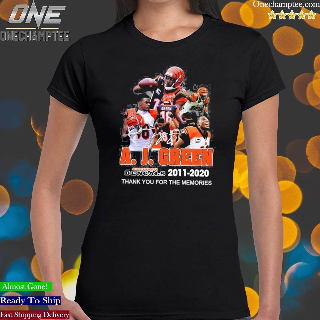 A. J. Green Cincinnati Bengals 2011 – 2020 Thank You For The