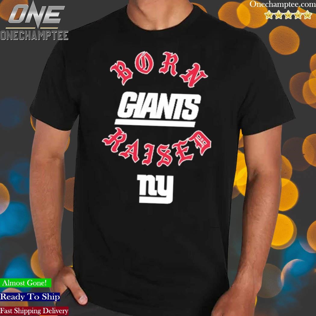 Born X Raised Black New York Giants Hooded Sweatshirt - AFCMerch