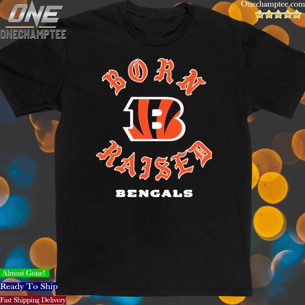 Official Cincinnati Bengals Born X Raised Unisex T-shirt, hoodie