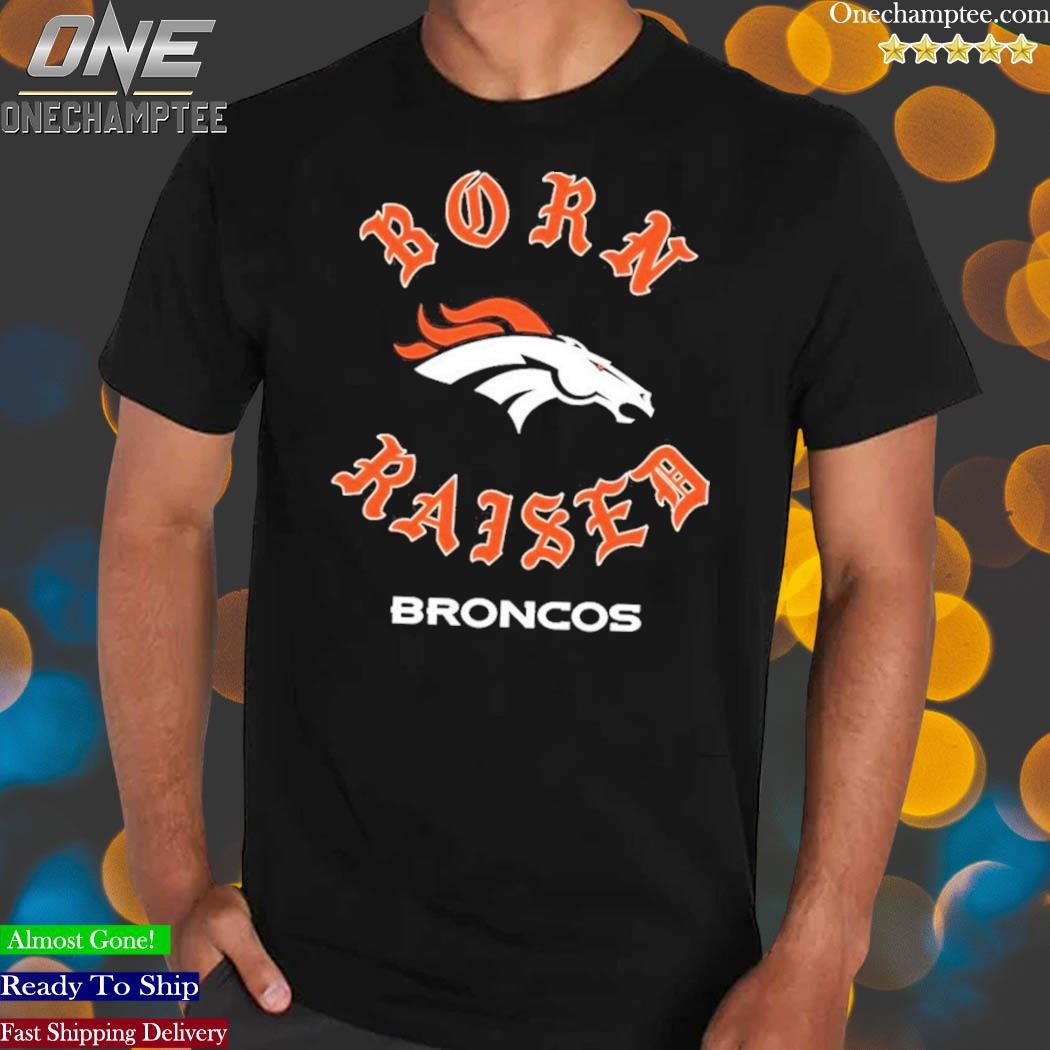 Denver Broncos Born x Raised Unisex Pullover Hoodie - Black