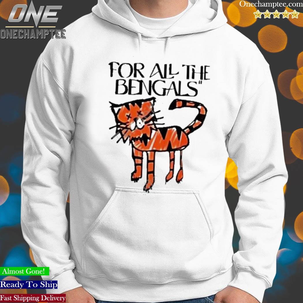 Official For All The Bengals Tiger Shirt, hoodie, long sleeve tee