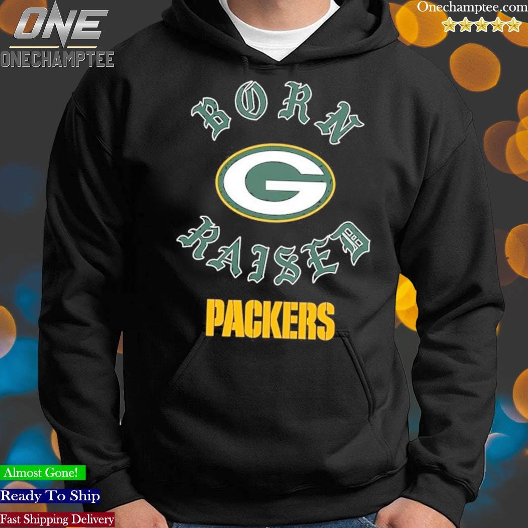 Unisex Green Bay Packers Born x Raised Black T-Shirt