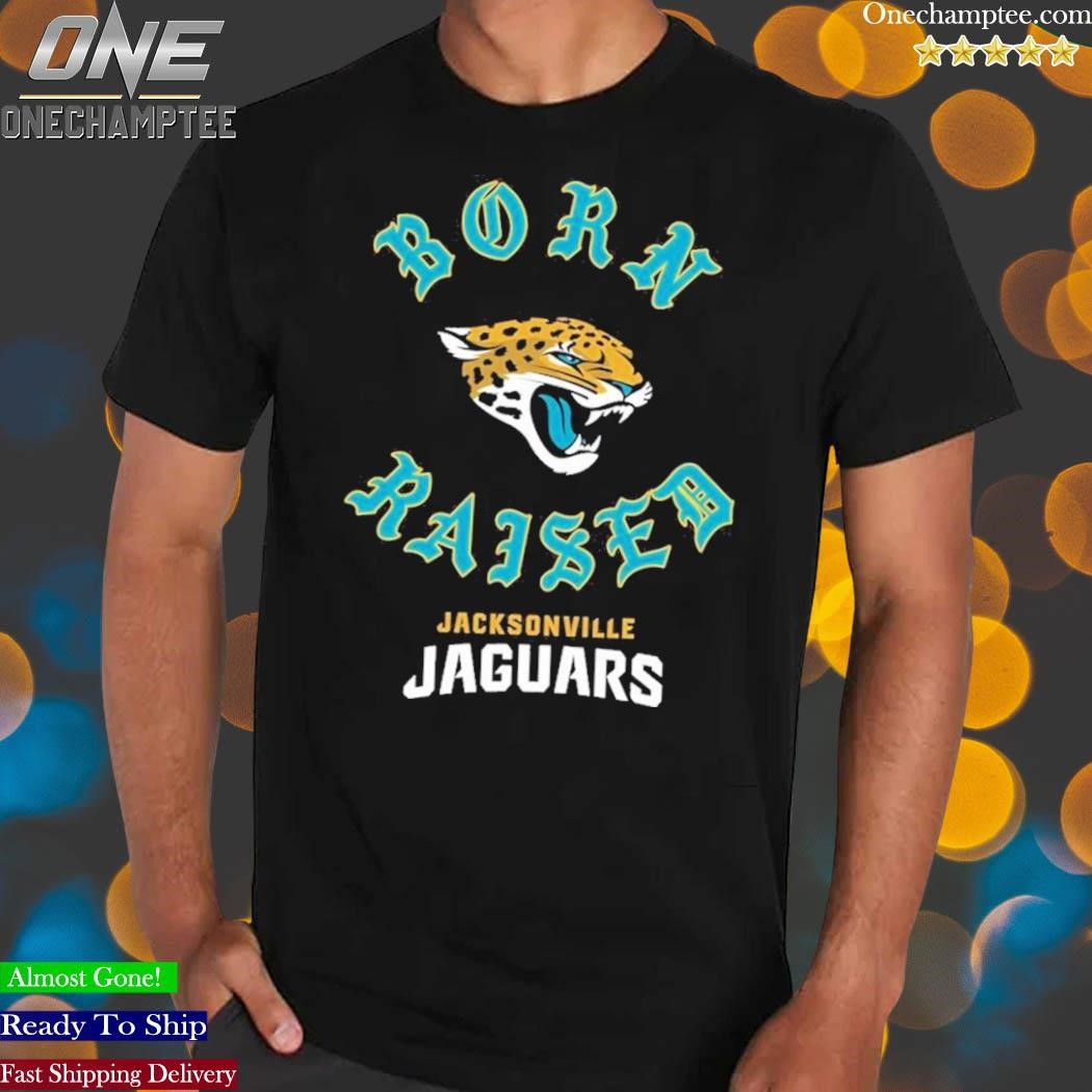 Jacksonville Jaguars Born x Raised Unisex Pullover Hoodie - Black