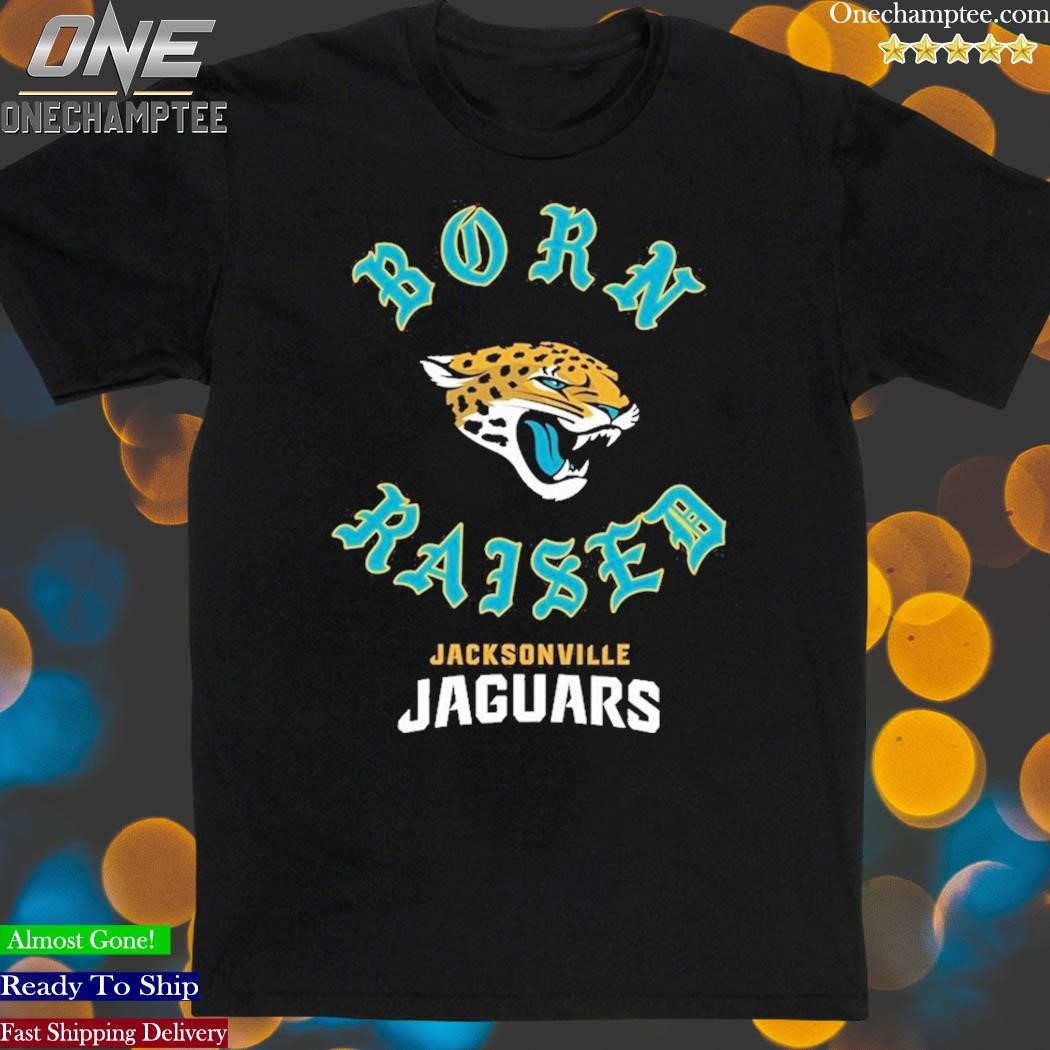 Jacksonville Jaguars Born x Raised Unisex Pullover Hoodie - Black