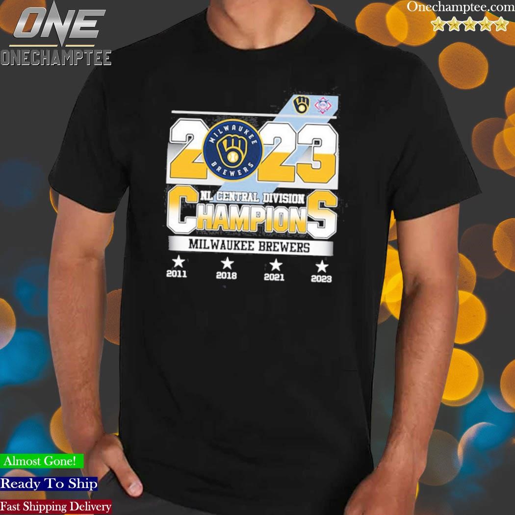 Official 2023 nl central Division champions milwaukee brewers shirt, hoodie,  sweatshirt for men and women