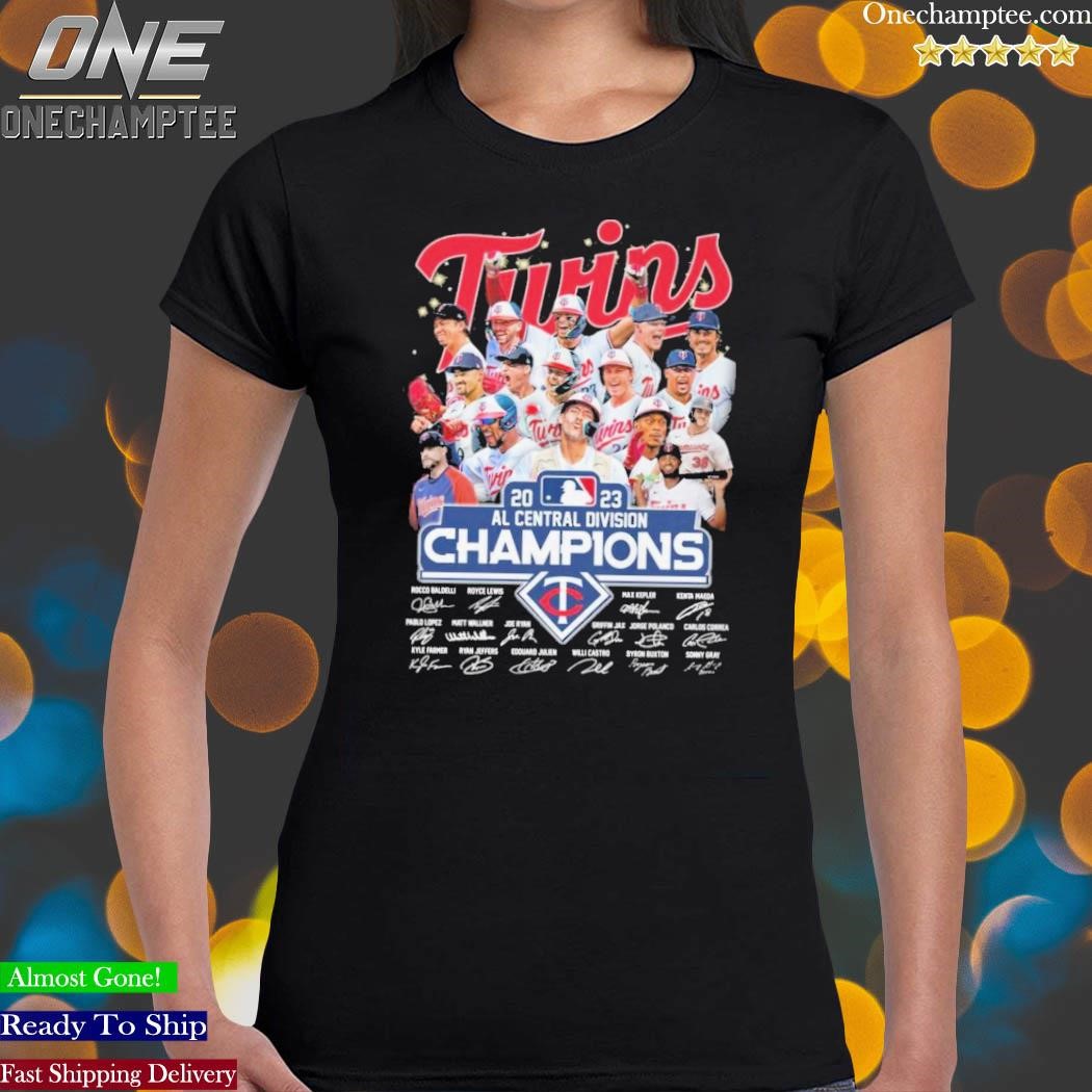 2023 Al Central Division Champions Minnesota Twins shirt - Guineashirt  Premium ™ LLC