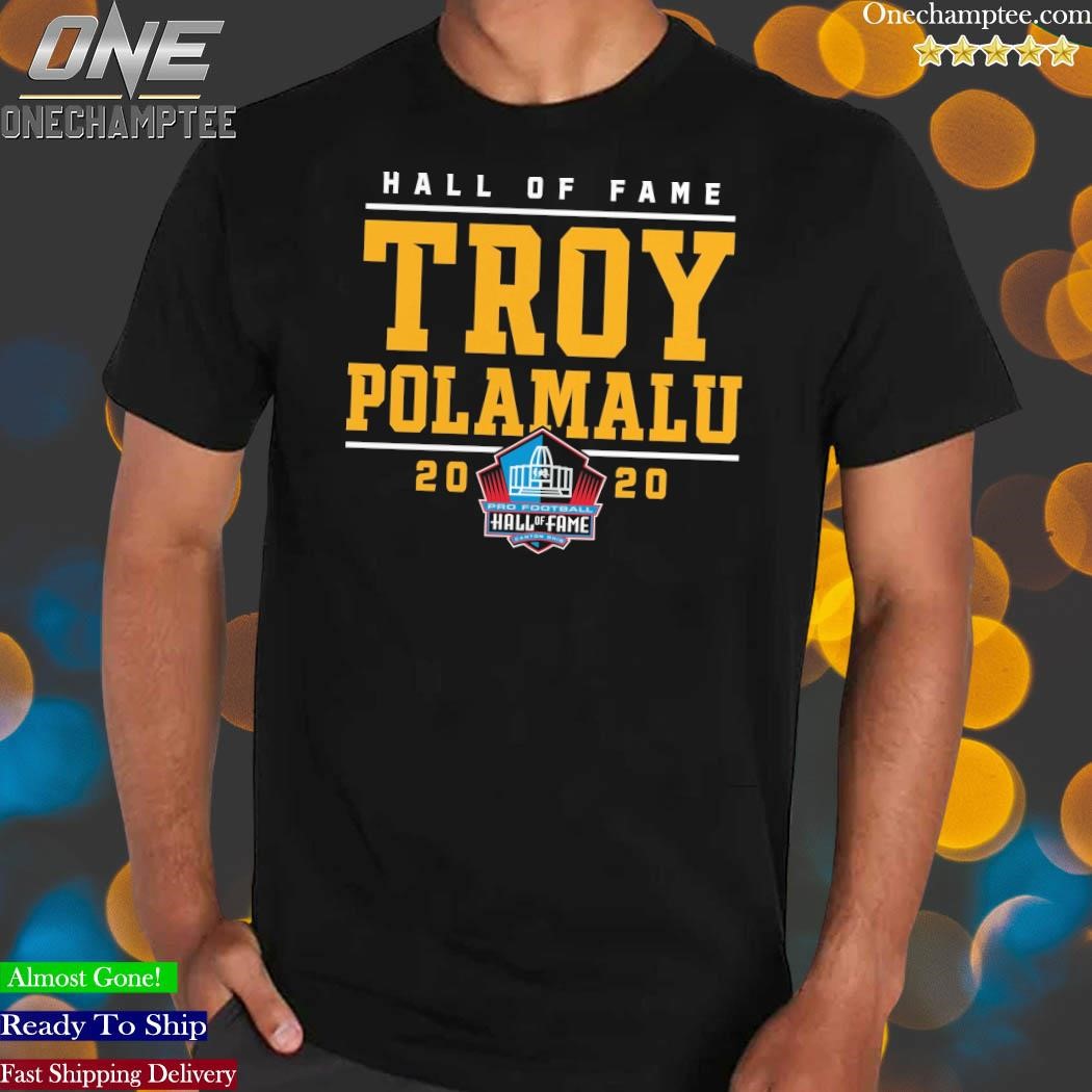 Troy Polamalu Grey Hall of Fame T-Shirt