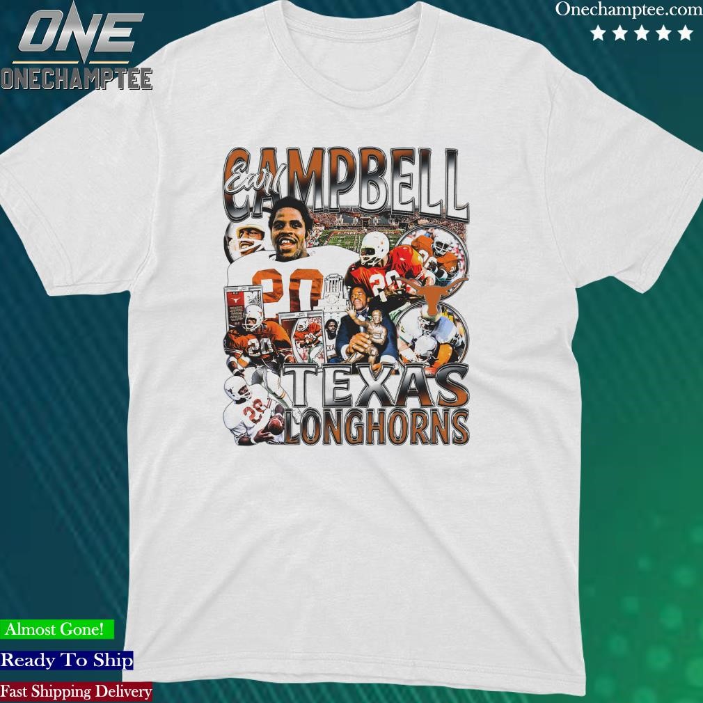 Official earl Campbell Texas Longhorns Shirt