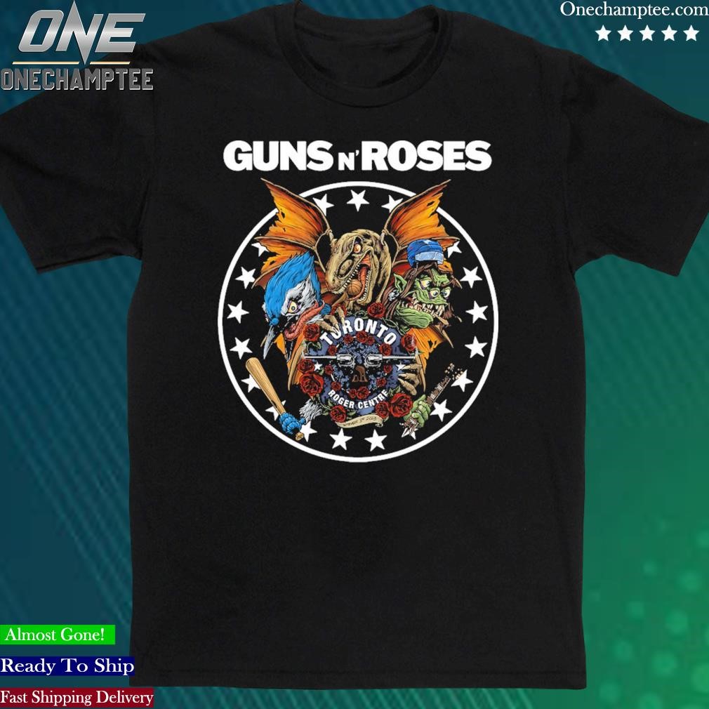 Official guns N' Roses 2023 City Event Dark Gray Shirt