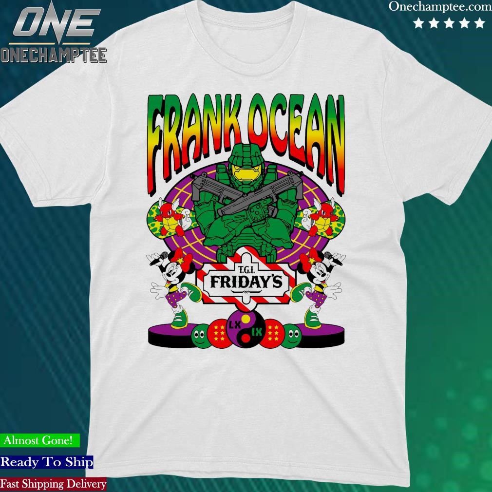 Official halocene Frank Ocean Tgi Fridays Shirt