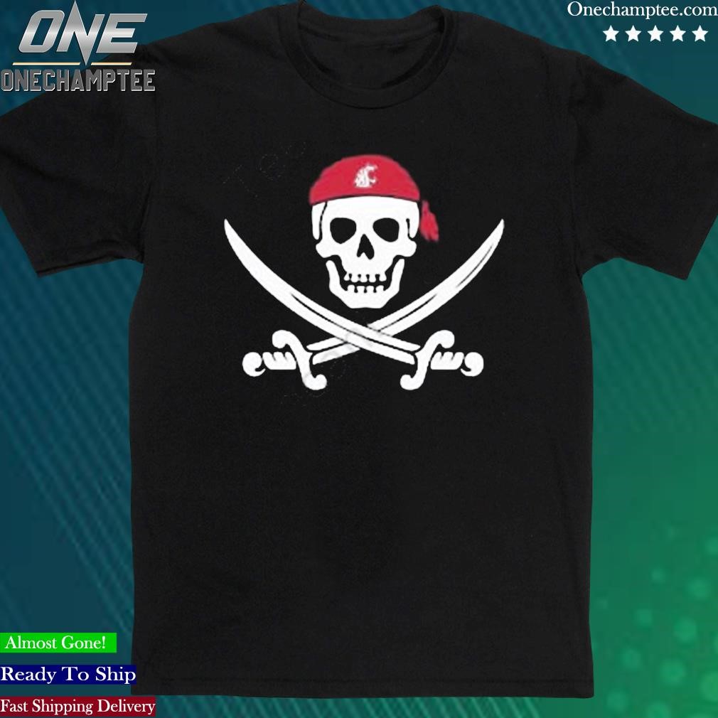 Official jake Dickert Wearing Wsu Golf Pirate Skull Shirt