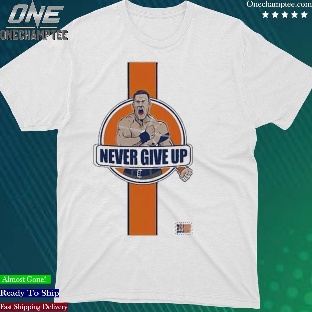 Official john Cena Never Give Up T-Shirt