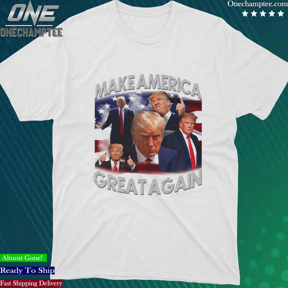 Official make America Greatagain Mug Shot T-Shirt