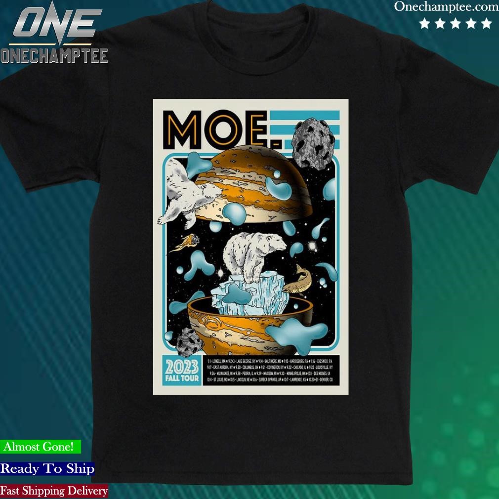 Official moe Fall Tour 2023 Limited Poster Shirt