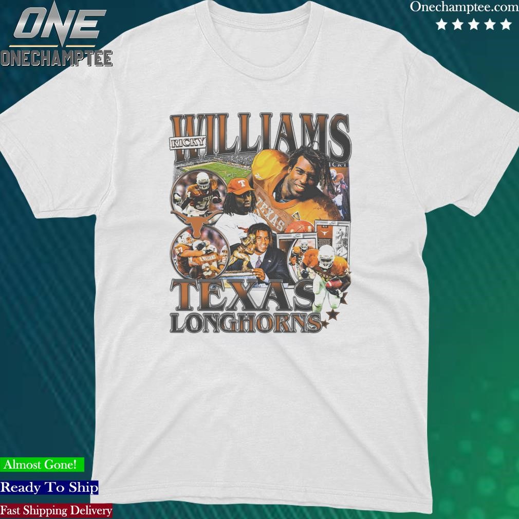 Official ricky Williams Texas Longhorns Shirt