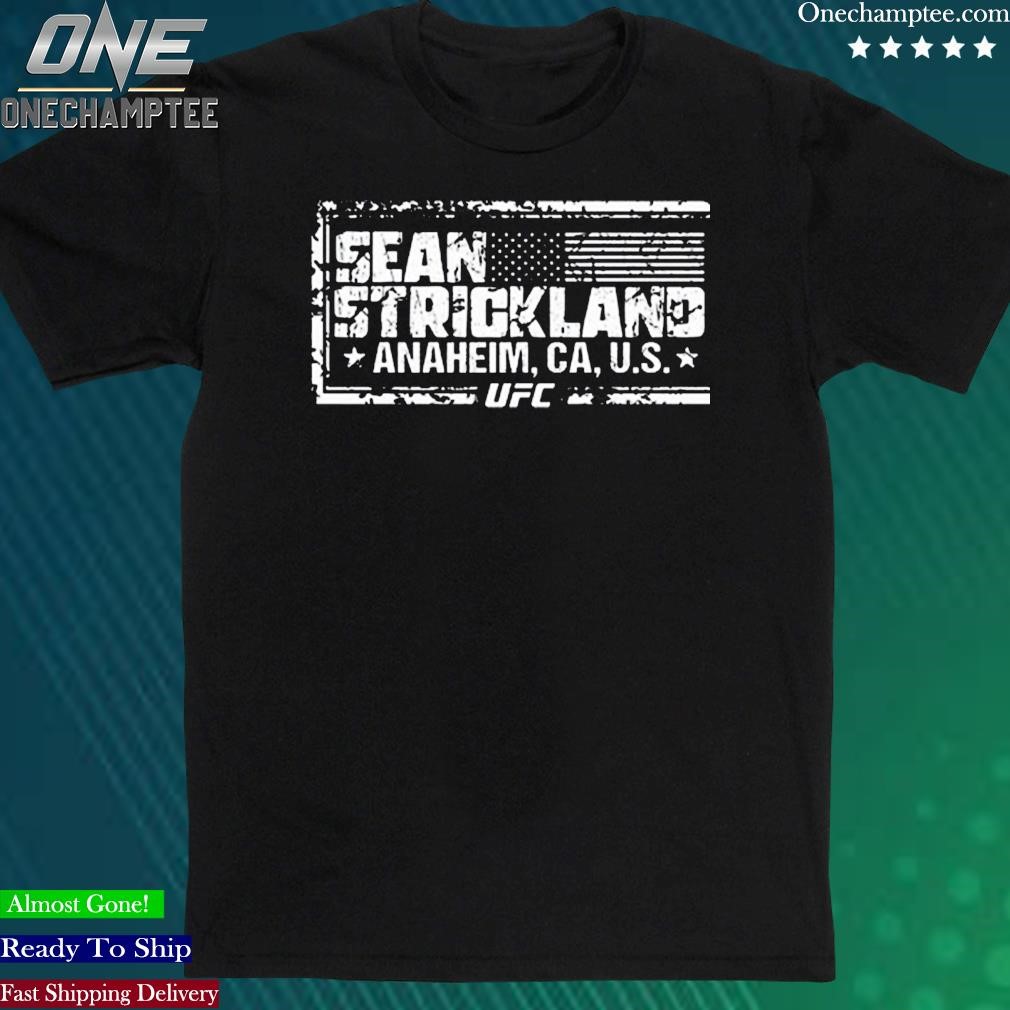 Official uFC Sean Strickland Crest T Shirt
