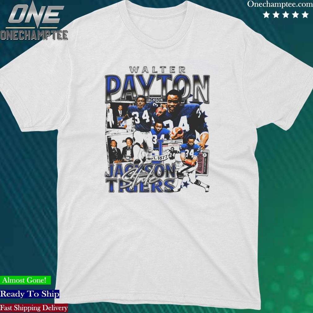 Official walter Payton Jackson State Tigers Shirt