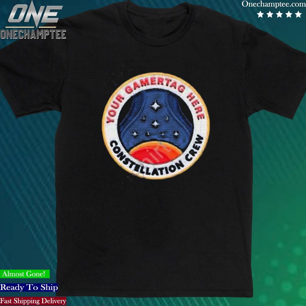 Official xbox Your Gamertag Here Constellation Crew Shirt