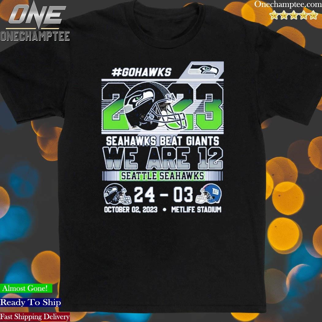 Seattle Seahawks 24 3 New York Giants 2023 Gameday Final Score Shirt,  hoodie, sweater, long sleeve and tank top