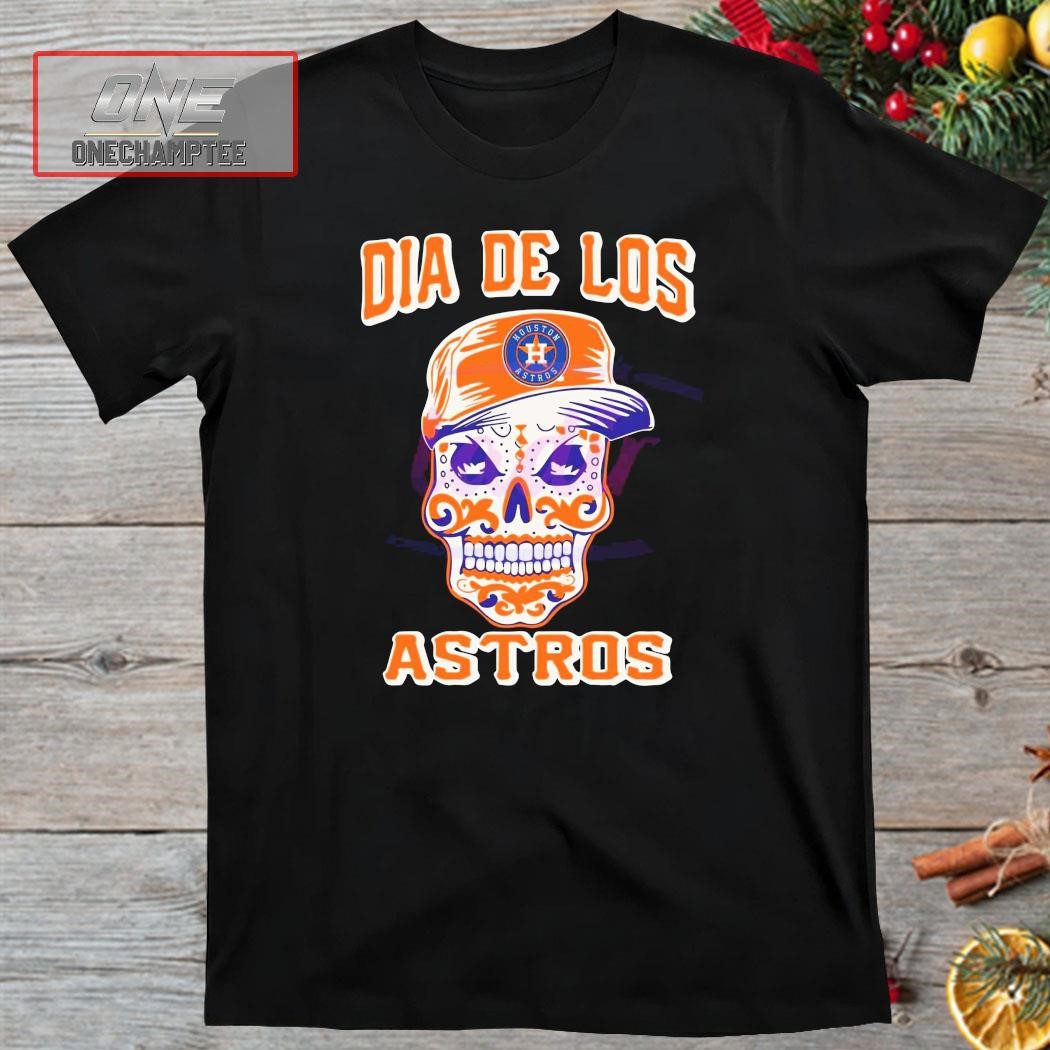 Sugar Skull Houston Astros Dia De Los Astros Shirt - Huneni Store