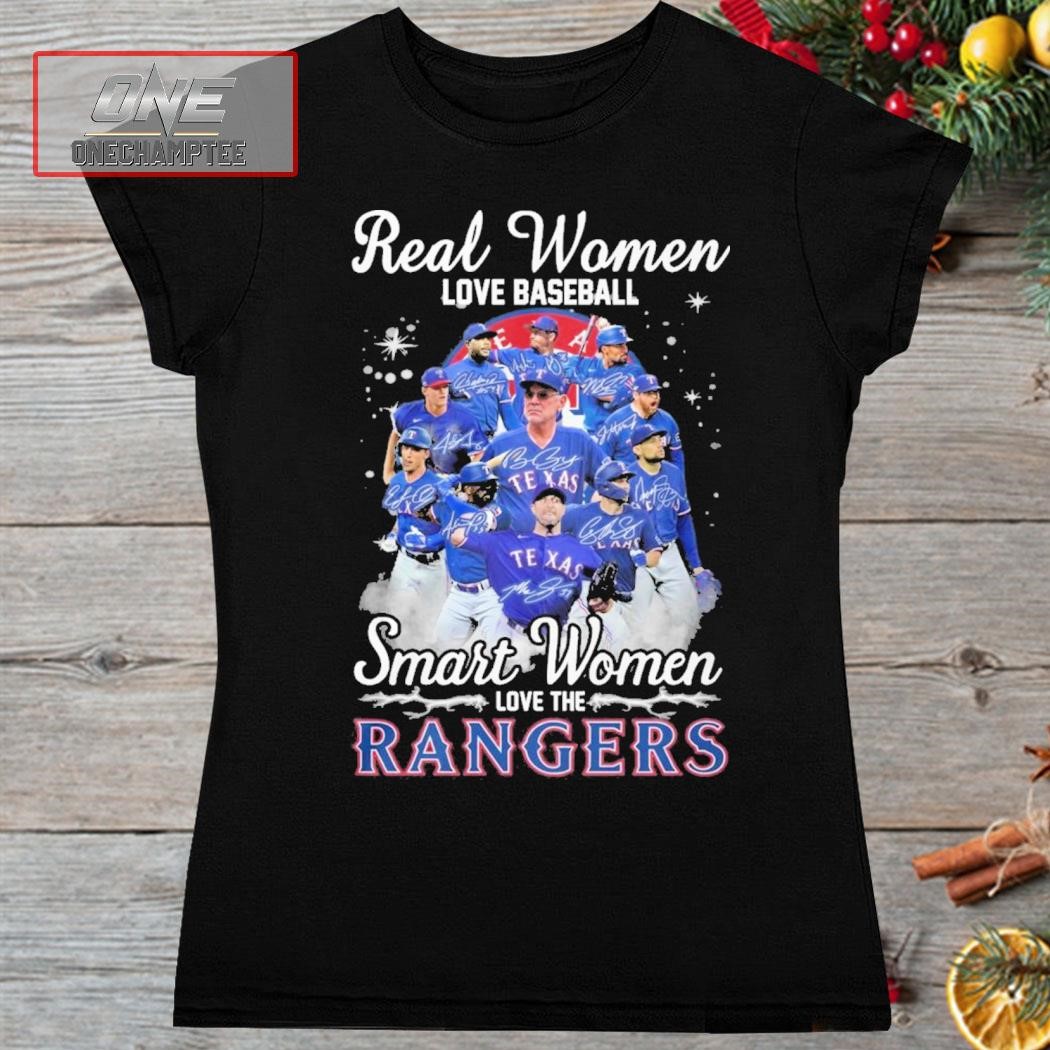 Official Texas rangers real women love baseball smart women love