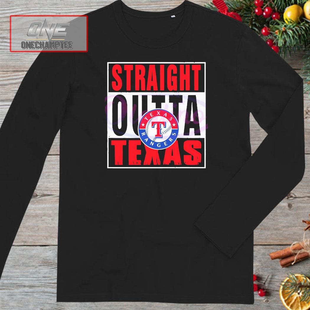 Vintage Straight Outta Texas Rangers Shirt, hoodie, sweater, long