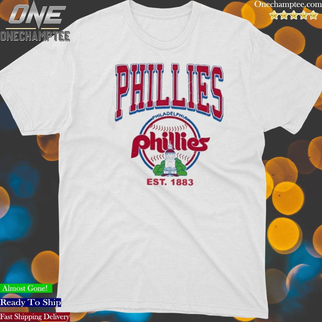 Vintage Philadelphia Phillies EST 1883 T Shirt Women Letter Print