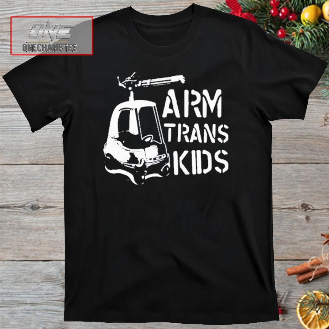 Bimbonihilism Arm Trans Kids Shirt