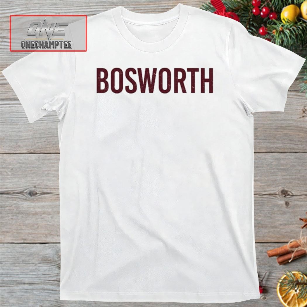 Brian Bosworth Wearing Bosworth Shirt